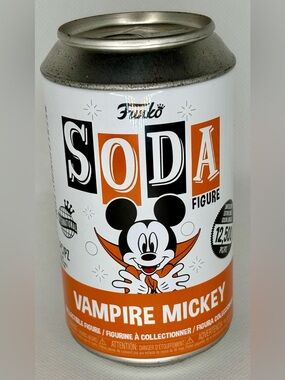 Funko Soda Disney Black & White Vampire Mickey Mouse Chase LE 2500 Vinyl Figure